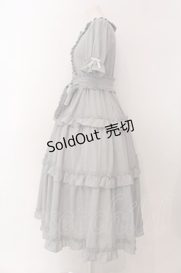 画像3: axes femme kawaii / ロマンティックフリルワンピース M グリーン O-25-02-04-013-AX-OP-OW-OS (3)