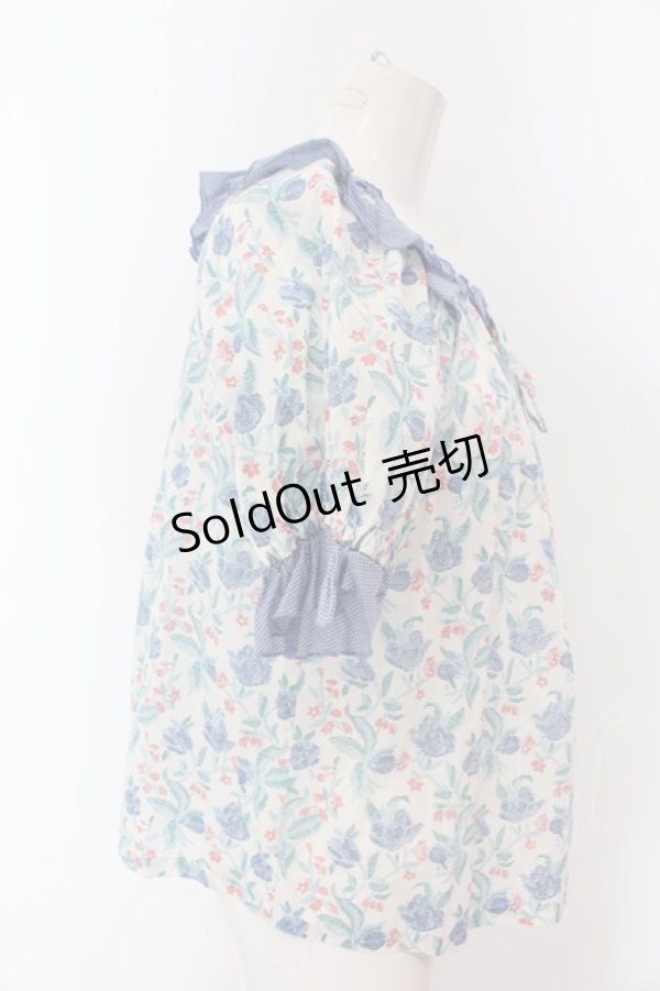 画像3: Jane Marple / Celiaとピンチェックのブラウス M ブルー系 O-25-02-07-040-JM-BL-OW-OS (3)