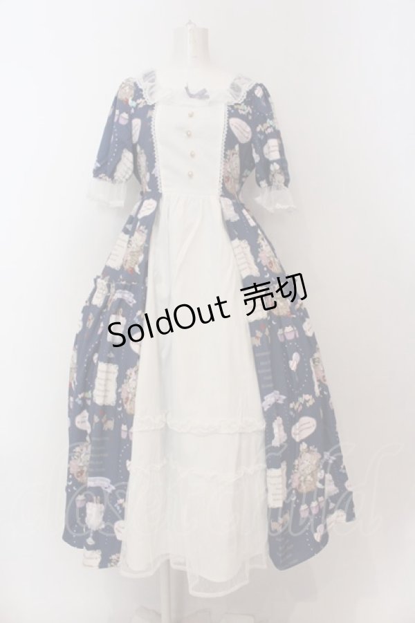 画像1: axes femme kawaii / 10thアニバーサリーワンピース M サックス O-25-02-07-015-AX-OP-YM-OS (1)