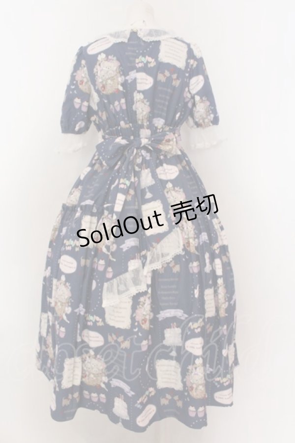 画像4: axes femme kawaii / 10thアニバーサリーワンピース M サックス O-25-02-07-015-AX-OP-YM-OS (4)