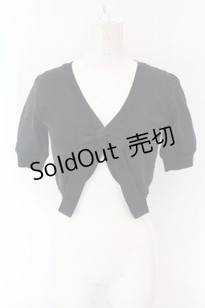 画像: MILK / スノーホワイトボレロ  クロ O-25-02-08-051-ML-TO-IG-OS