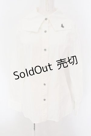 画像: MIHO MATSUDA / ブラウス　ナキール L ホワイト O-25-02-08-053-GO-BL-OW-OS