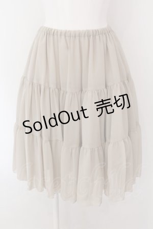 画像: Victorian maiden / ボリュームシフォンペチコートスカート（ショート）  マロンベージュ O-25-02-08-007-CL-SK-IG-OS