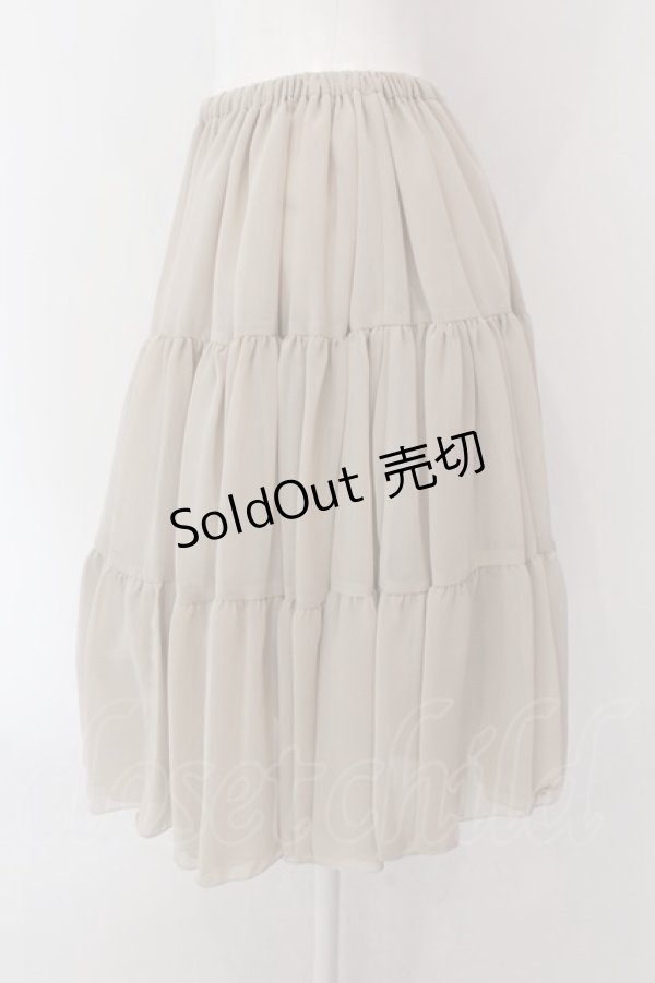 画像2: Victorian maiden / ボリュームシフォンペチコートスカート（ショート）  マロンベージュ O-25-02-08-007-CL-SK-IG-OS (2)