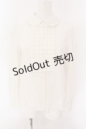 画像: MILK / クラブブラウス  オフシロ O-25-02-08-021-ML-BL-IG-OS