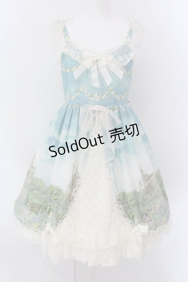画像1: BABY,THE STARS SHINE BRIGHT / Fairy Topialium 〜Trifolium 仕立ての約束の森〜Repensジャンパースカート  サックス O-25-02-11-021-BA-OP-IG-OS (1)