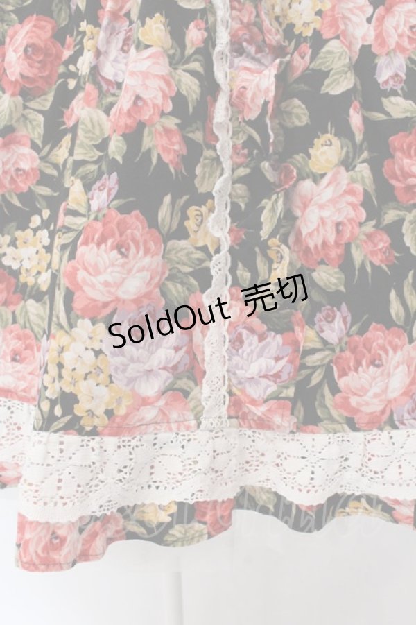 画像3: Angelic Pretty / ゴブラン調プリントワンピース  クロ×アイボリー O-25-02-11-022-AP-OP-IG-OS (3)