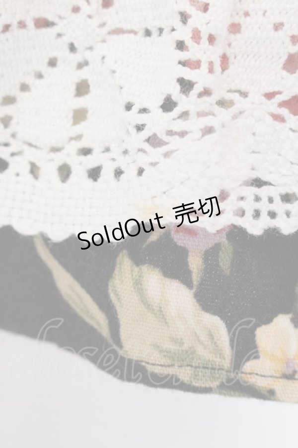 画像4: Angelic Pretty / ゴブラン調プリントワンピース  クロ×アイボリー O-25-02-11-022-AP-OP-IG-OS (4)