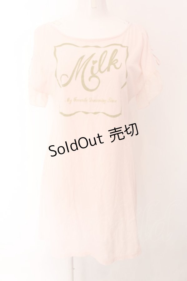 画像1: MILK / ドリームタイムワンピース  ピンク O-25-02-11-055-ML-OP-IG-OS (1)