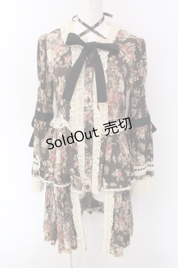 画像6: BABY,THE STARS SHINE BRIGHT / ローズジャガード2ピース（ペチコート欠品）  ブラウン O-25-02-11-008-BA-OP-OW-OS (6)