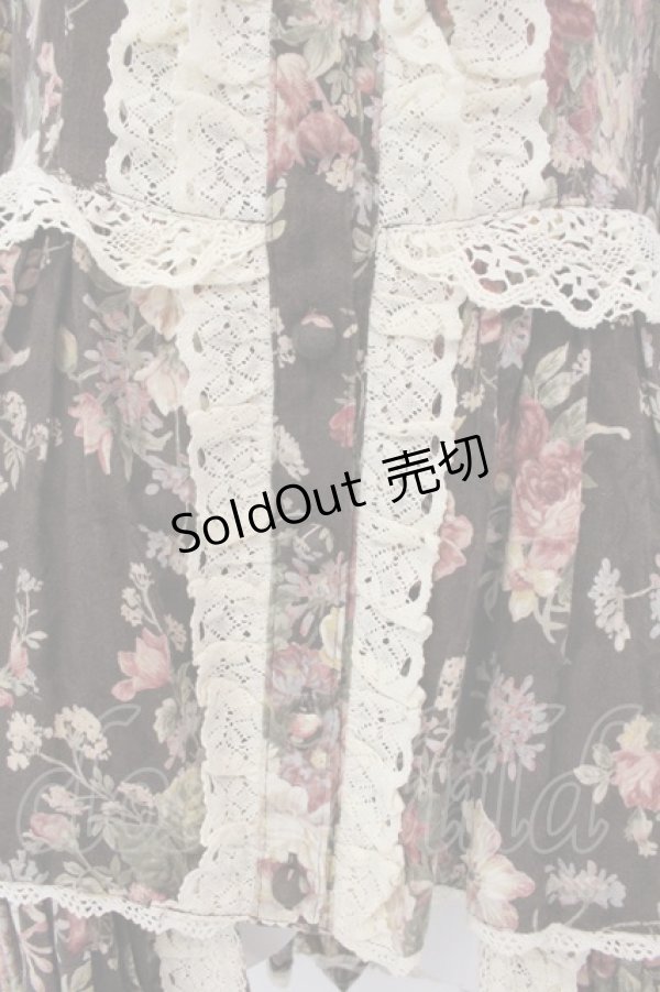 画像8: BABY,THE STARS SHINE BRIGHT / ローズジャガード2ピース（ペチコート欠品）  ブラウン O-25-02-11-008-BA-OP-OW-OS (8)