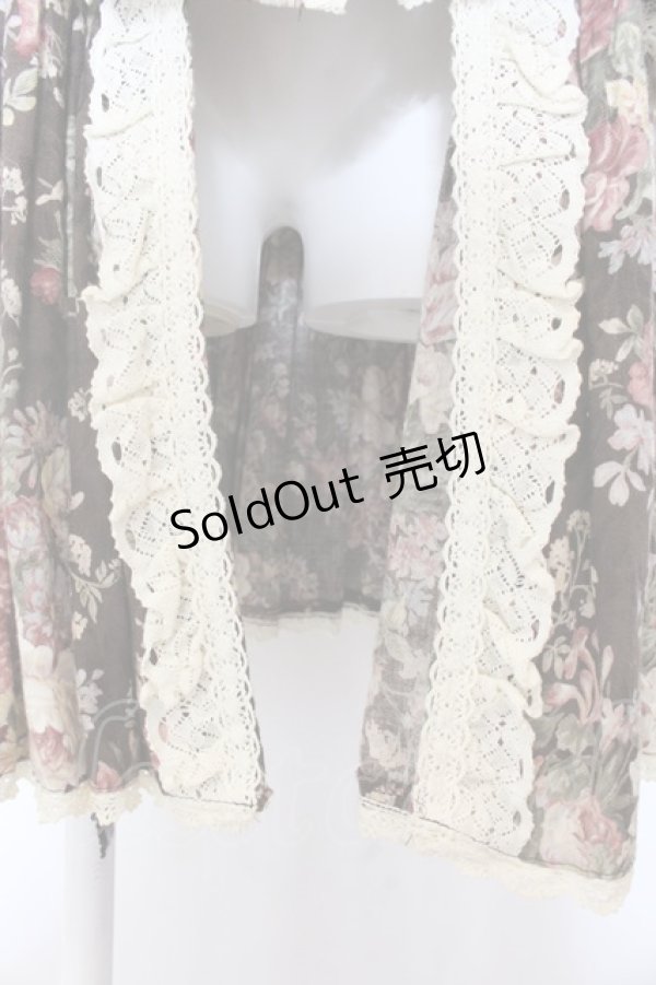 画像9: BABY,THE STARS SHINE BRIGHT / ローズジャガード2ピース（ペチコート欠品）  ブラウン O-25-02-11-008-BA-OP-OW-OS (9)