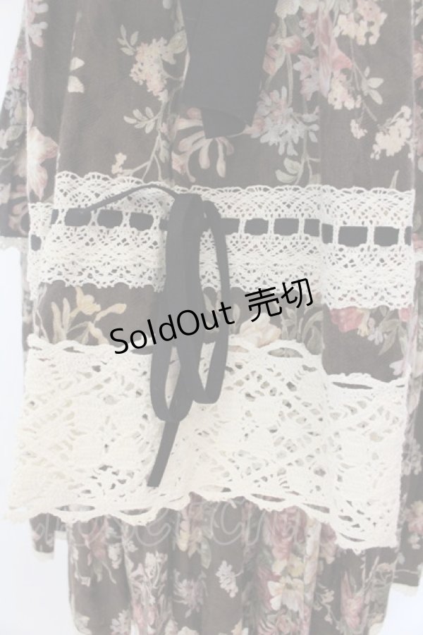 画像11: BABY,THE STARS SHINE BRIGHT / ローズジャガード2ピース（ペチコート欠品）  ブラウン O-25-02-11-008-BA-OP-OW-OS (11)