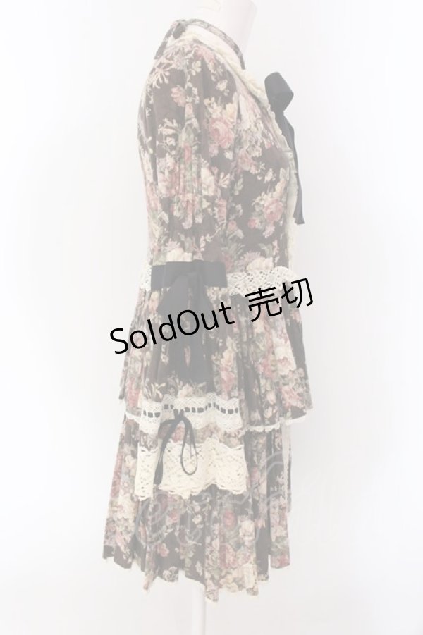 画像12: BABY,THE STARS SHINE BRIGHT / ローズジャガード2ピース（ペチコート欠品）  ブラウン O-25-02-11-008-BA-OP-OW-OS (12)