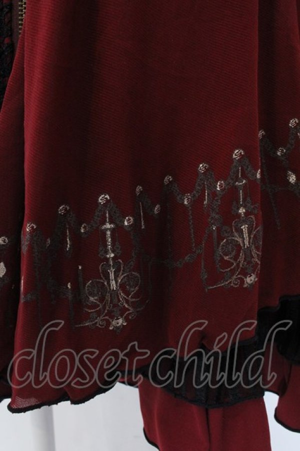 画像4: Ozz oneste / 裾シャンデリアプリントワンピース  レッド O-25-02-11-091-OO-OP-IG-OS (4)