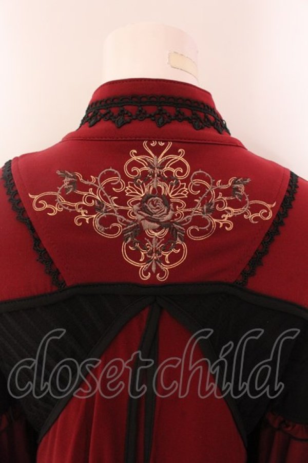 画像8: Ozz oneste / 裾シャンデリアプリントワンピース  レッド O-25-02-11-091-OO-OP-IG-OS (8)