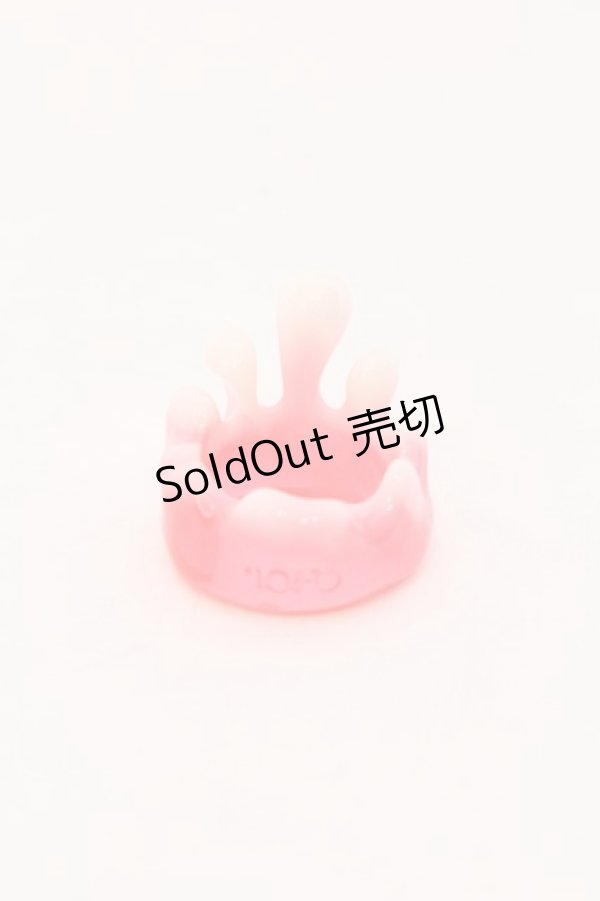 画像3: Q-pot. / ストロベリーミルク メルトリング M（10〜12号相当） ピンク×シロ O-25-02-11-093-QP-AC-IG-OS (3)