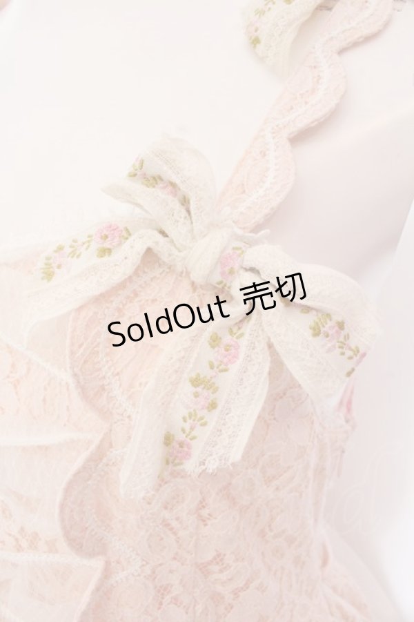 画像3: BABY,THE STARS SHINE BRIGHT / Salon de the Minette Cremeジャンパースカート  ピンク O-25-02-11-017-BA-OP-IG-OS (3)