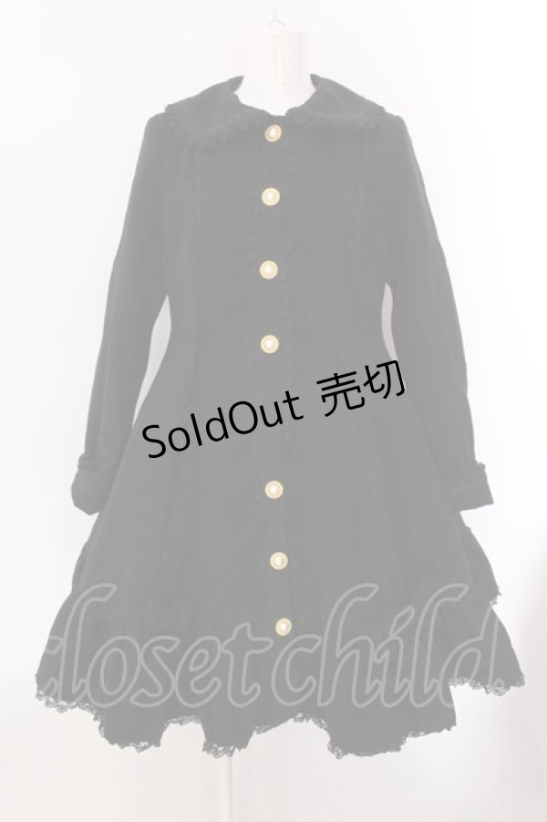 画像1: metamorphose / ジュエリィリボンコート  クロ O-25-02-15-006-ME-CO-OW-OS (1)