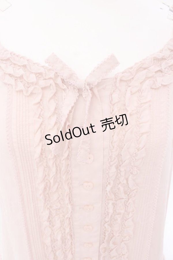 画像2: PINK HOUSE / 配色ローンノースリーブワンピース  ピンク×アカ O-25-02-15-060-LO-OP-IG-OS (2)