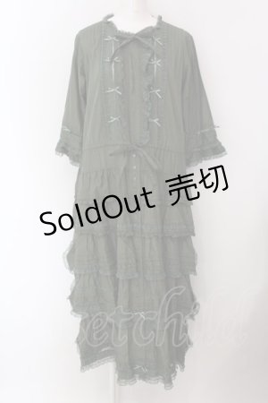 画像: PINK HOUSE / レース使いローンワンピース  グリーン O-25-02-15-061-LO-OP-IG-OS