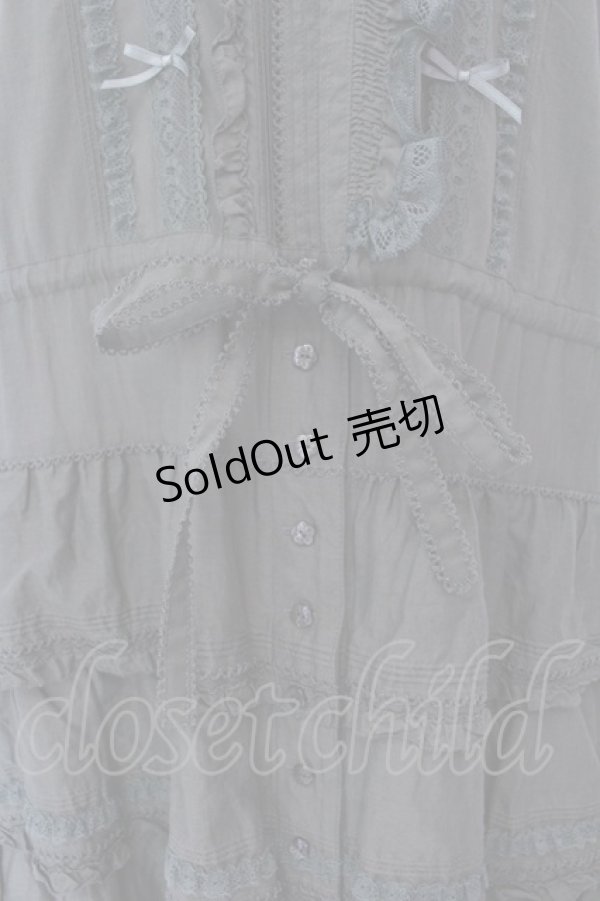 画像3: PINK HOUSE / レース使いローンワンピース  グリーン O-25-02-15-061-LO-OP-IG-OS (3)
