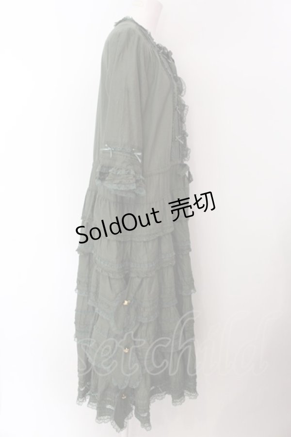 画像4: PINK HOUSE / レース使いローンワンピース  グリーン O-25-02-15-061-LO-OP-IG-OS (4)