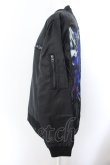 画像2: KINGLYMASK / Blue Roseワッペンブルゾン M ブラック×ブルー O-25-02-16-007-PU-JA-OW-ZT (2)