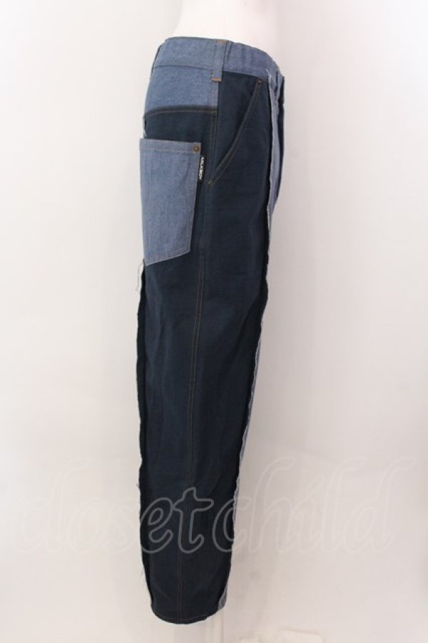 画像2: MILKBOY / RIPPERD PANTS パンツ  インデイゴ O-25-02-18-031-MB-PA-IG-ZI (2)