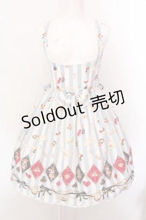 画像: metamorphose / おかしなくにのTea Partyフロントあきジャンパースカート  サックス O-25-02-18-037-ME-OP-IG-OS