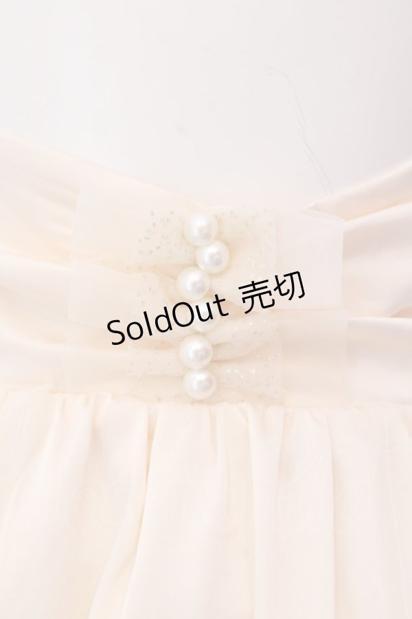 画像2: axes femme kawaii / Jewelry Mermaid コルセット風ティアードスカート  アイボリー O-25-02-18-041-AX-SK-IG-OS (2)