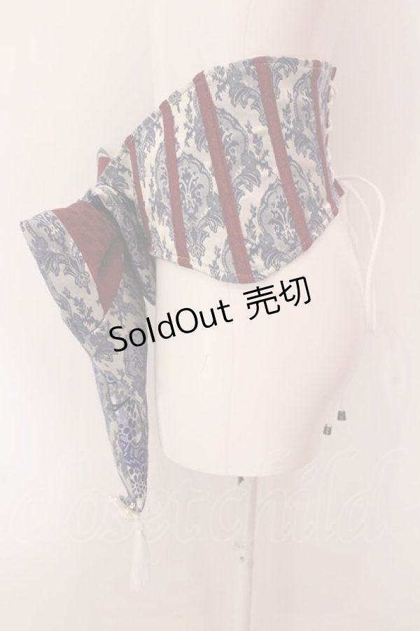 画像3: Qutie Frash / 花魁帯コルセット  ブルー O-25-02-18-052-QU-TO-YM-OS (3)