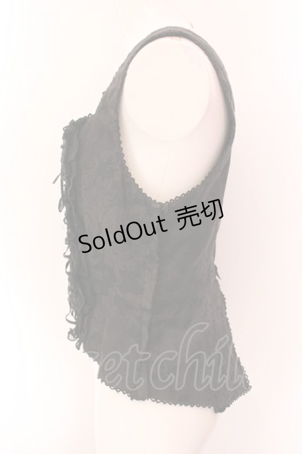 画像3: BPN / ジャガードレースアップビスチェ M ブラック O-25-02-18-066-GO-TO-IG-ZY (3)