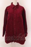 画像1: MILKBOY / CORDUROY SHIRTS シャツ  ワインレッド O-25-02-18-008-MB-BL-IG-ZT441 (1)