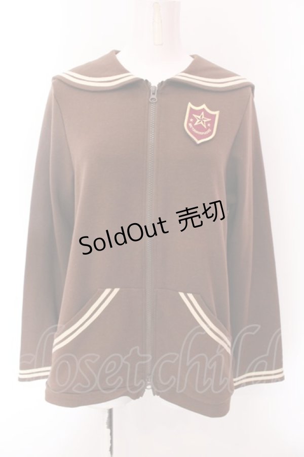 画像1: metamorphose / ブリティッシュセーラーパーカー  ブラウン O-25-02-18-072-ME-TO-IG-OS (1)