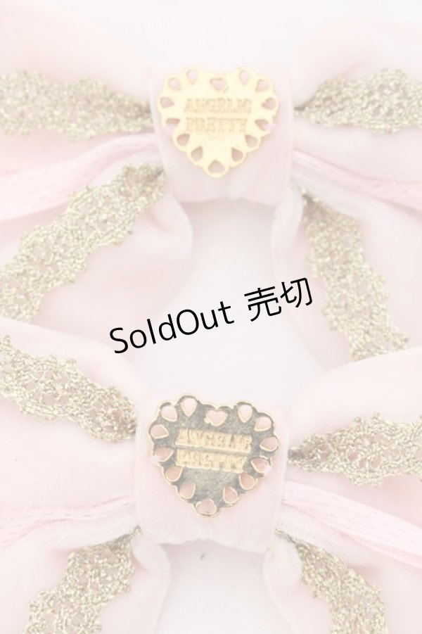 画像2: Angelic Pretty / レースハートチャームベルリボンクリップSet  ピンク O-25-02-18-094-AP-AC-IG-OS (2)