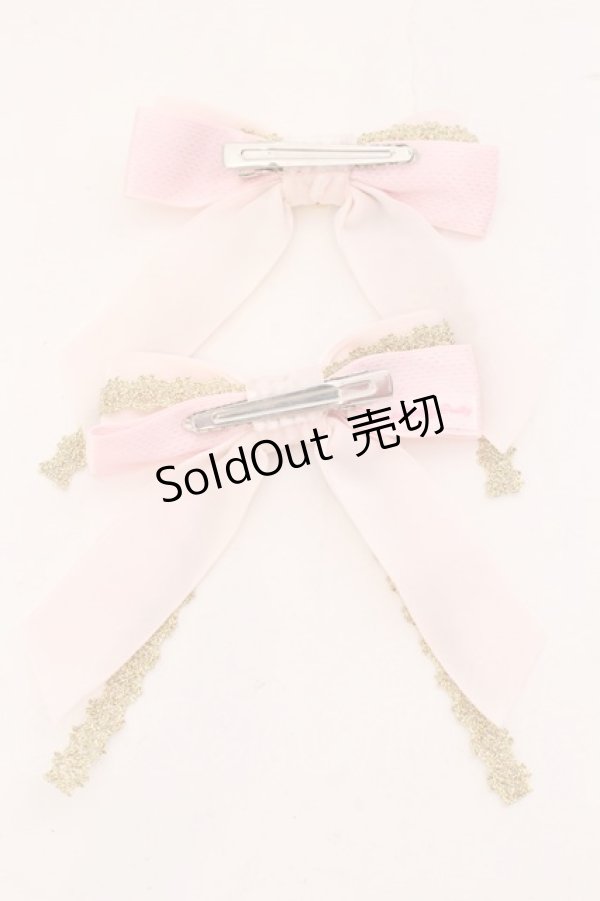 画像3: Angelic Pretty / レースハートチャームベルリボンクリップSet  ピンク O-25-02-18-094-AP-AC-IG-OS (3)
