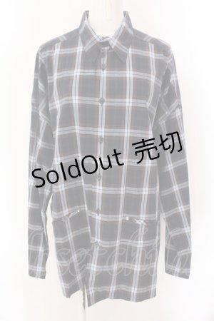 画像: MILKBOY / BOX LONG SLEEVEシャツ  ネイビー O-25-02-18-012-MB-BL-IG-ZY