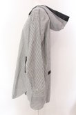 画像2: MILKBOY / LONG HOODIE シャツ  ホワイト×ブラック×グレー O-25-02-18-015-MB-BL-IG-ZY (2)
