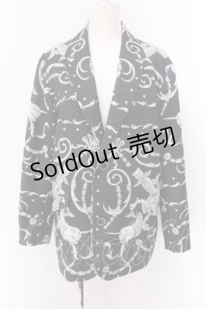 画像: MILKBOY / OASISテーラード ジャケット  ブラック×ホワイト O-25-02-18-016-MB-JA-IG-ZI