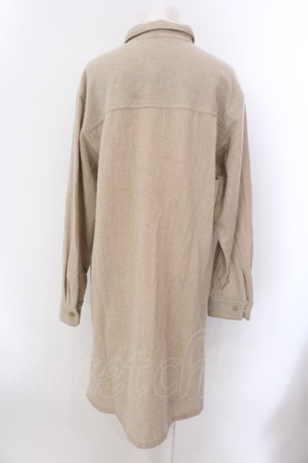画像3: MILKBOY / WOOLY LONG SHIRTS シャツ  ベージュ O-25-02-18-029-MB-BL-IG-ZT077 (3)