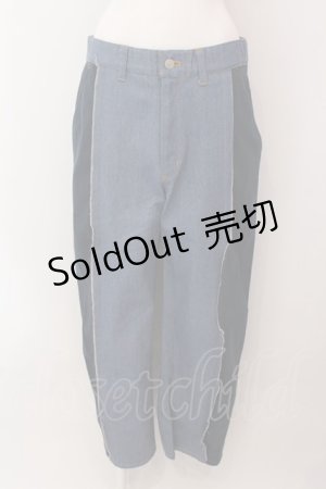 画像: MILKBOY / RIPPERD PANTS パンツ  インデイゴ O-25-02-18-031-MB-PA-IG-ZI