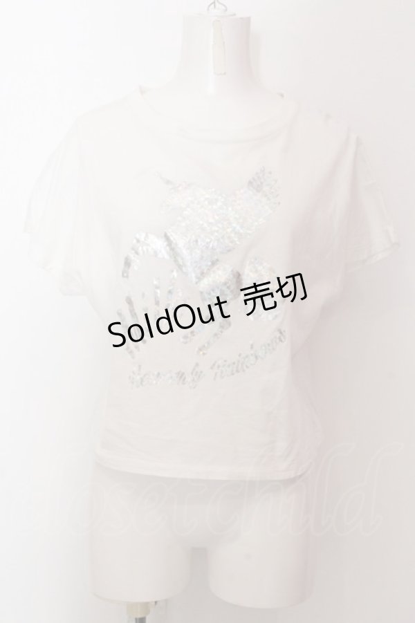 画像1: MILK / ユニコーンpt Tシャツ  シロ O-25-02-19-1037-ML-TS-IG-OS (1)