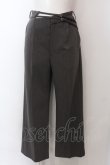画像1: Melt the lady / ダブルベルトアシンメトリーパンツ S グレー O-25-02-19-1004-PU-PA-IG-ZT089 (1)