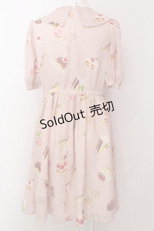 画像4: MILK / プティフールワンピース  ピンクホイップ O-25-02-19-1042-ML-OP-IG-OS (4)
