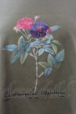 画像2: axes femme / ボタニカルガーデンTシャツ F グリーン O-25-02-19-1059-AX-TO-IG-ZT050 (2)