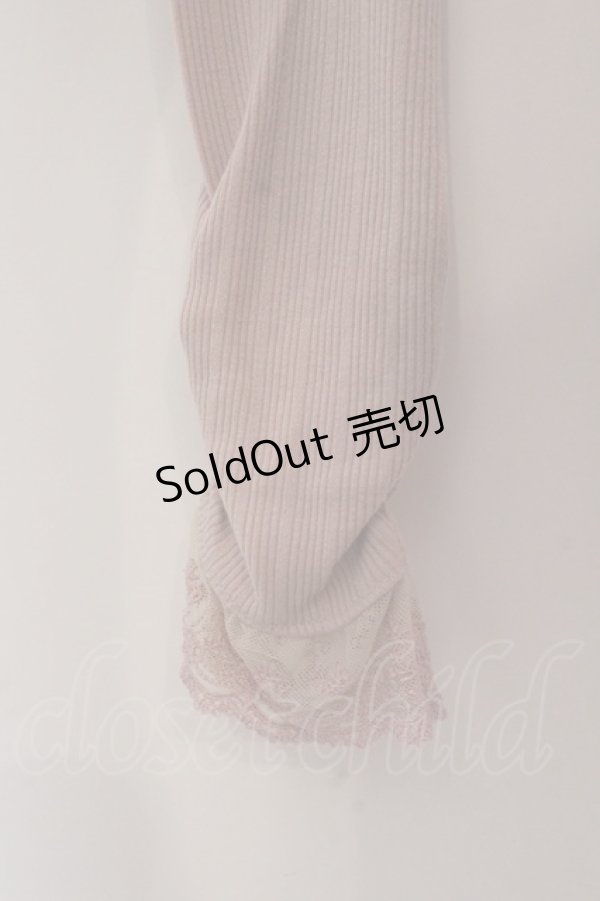画像3: axes femme / ビジューテレコトップス  ピンク O-25-02-19-1068-AX-TO-IG-OS (3)
