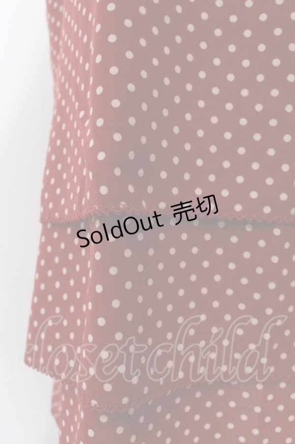 画像2: INGEBORG / ノースリーブトップス  アカドット O-25-02-19-1015-LO-TO-IG-ZT091 (2)