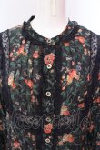 画像2: Jane Marple Dans Le Salon / Sussex rose Agatha ドレス M ネイビー O-25-02-19-001-JM-OP-IG-ZS (2)