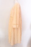 画像3: Jane Marple Dans Le Salon / Flower lei yoke dress M ライトオレンジ O-25-02-19-013-JM-OP-IG-ZS (3)